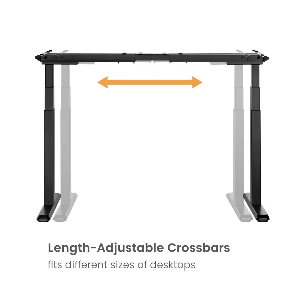 Office Ergo Table Computer Ergonomic up Down Memory Controller Height Adjustable Dual Motor Electric Sit Standing Desk Leg Frame