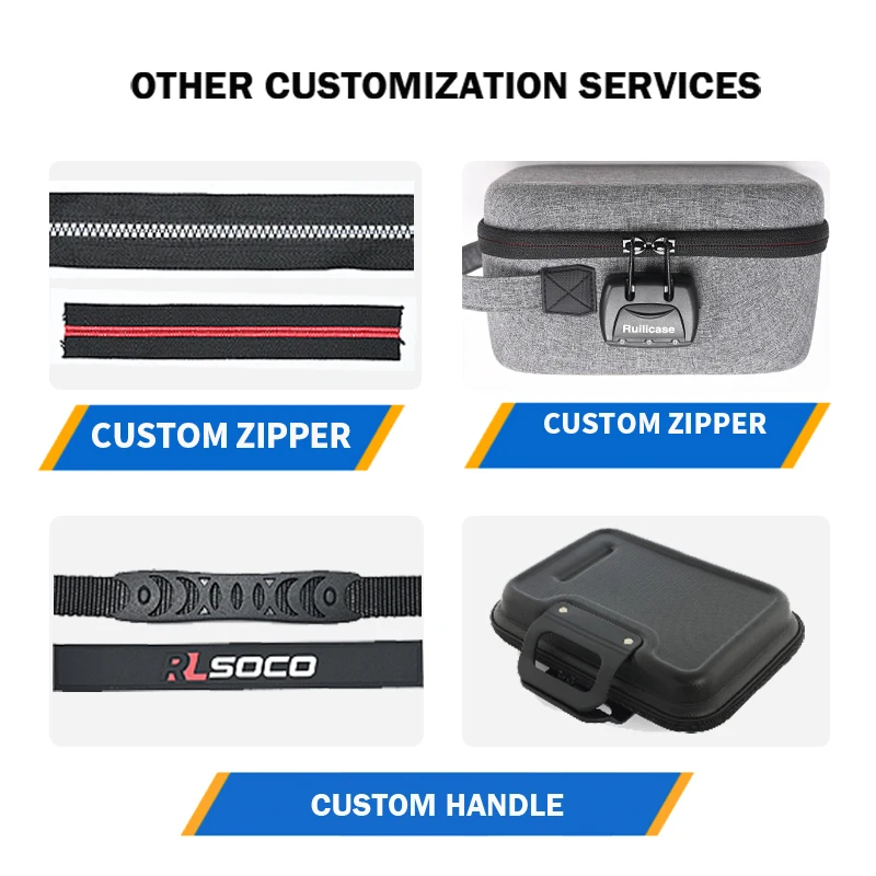 RLSOCO Custom Storage Bag Eva Table Tennis case Table Tennis Racket case Ping Pong Tool case