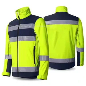 High Visibility Reflective Waterproof Safety Jacket Custom Workwear Polyester Mesh Jacket with Personalized Logo