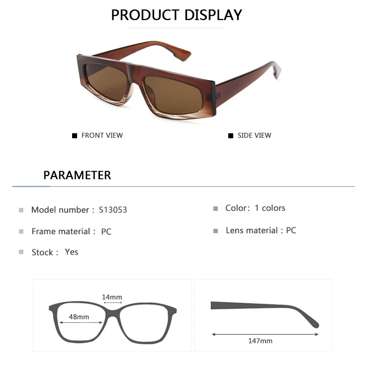 EUGENIA Instagram millionaire style sunglasses square trendy brand designer sun glasses  women UV400 gafas de sol