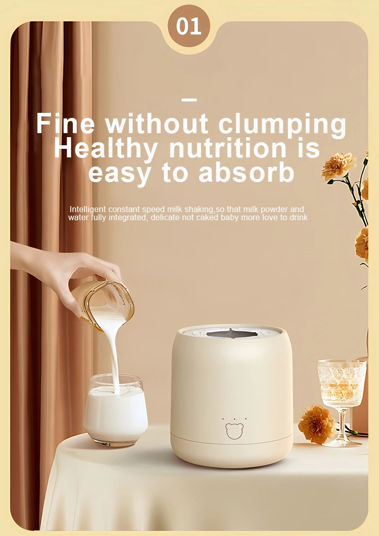 New Fashion Portable Electric Feeding Milk Shaker Automatic Baby Milk