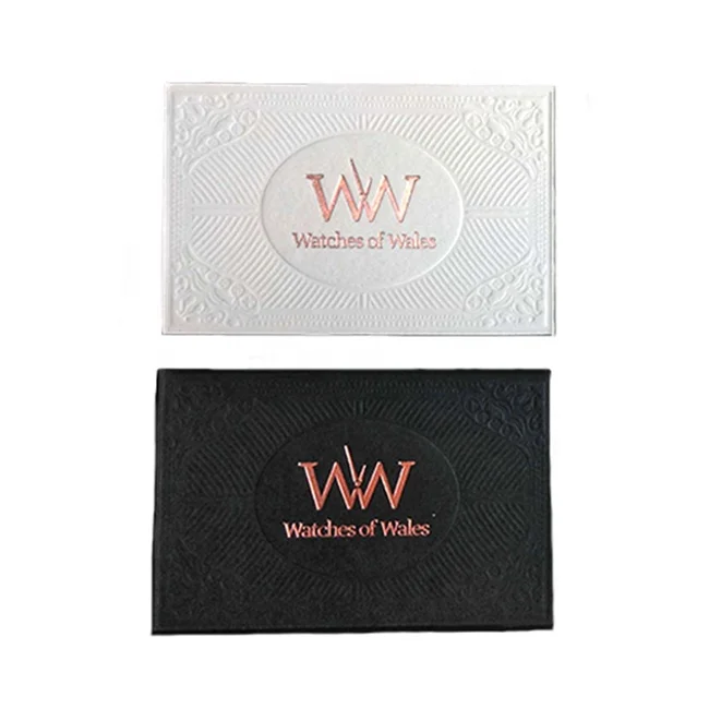 Luxury logo printing custom design kraft paper letterpressed