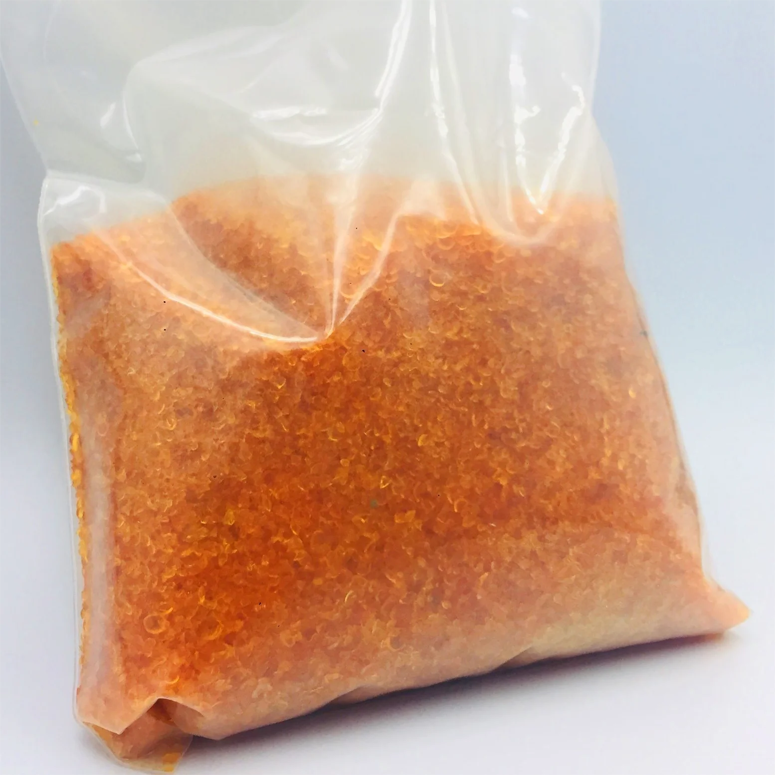 Color Changing Orange Granular Silica Gel Desiccant Silica Gel Beads