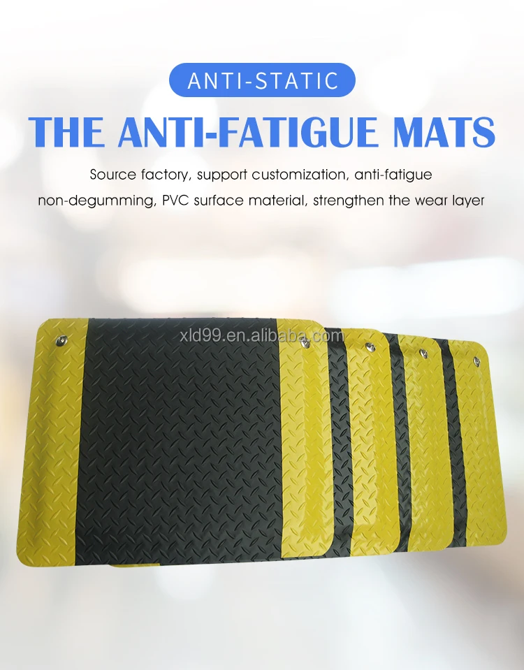 Esd Anti Fatigue Mat Static High Quality Cleaning Rubber Antistatic Foam Safe Antifatigue