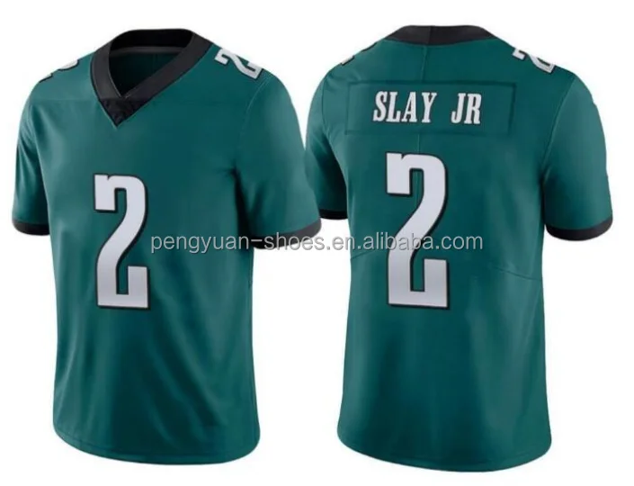 NFL_ Mens Philadelphia''Eagles''Football Jalen Hurts Jason Kelce A.J. Brown  Miles Sanders DeVonta Smith Darius Slay Jr Jersey 