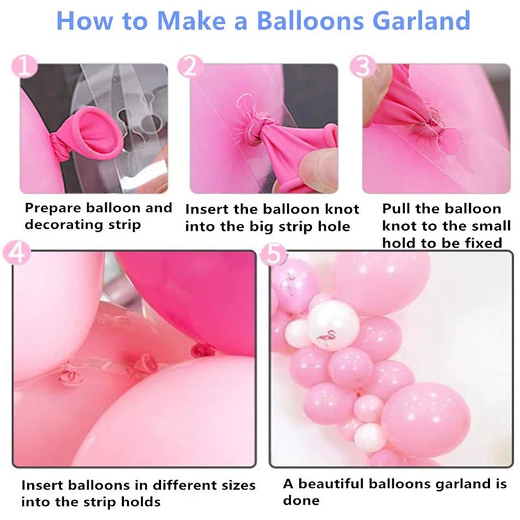 украшения на роджественскую вечеринку 112 шт шаров гирлянды Арка комплект 16 дюймов розового цвета белого золота