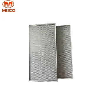Factory Wholesale High Temperature Filter Without Separator Bar Medium Efficiency Aluminum Mesh Medium Filter