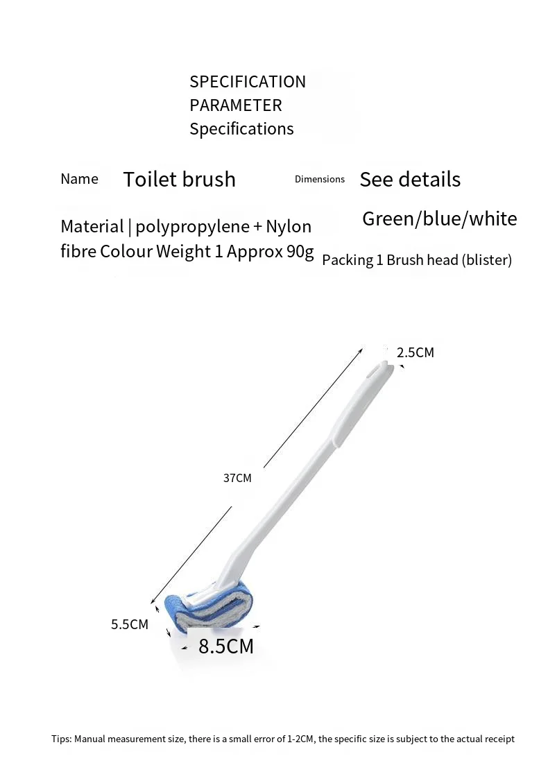 Sanitizer toilet brush No dead Angle soft hair creative toilet brush Toilet clean manufacture