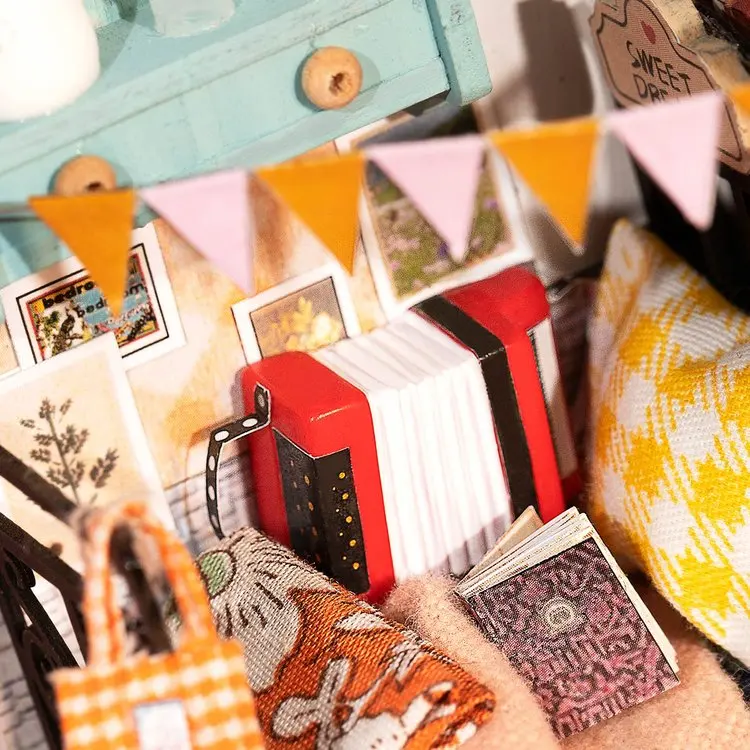 Лидер продаж, Деревянный 3D пазл «милая мечта» DS016, игрушка «сделай сам», миниатюрный кукольный домик, Robotime Rolife