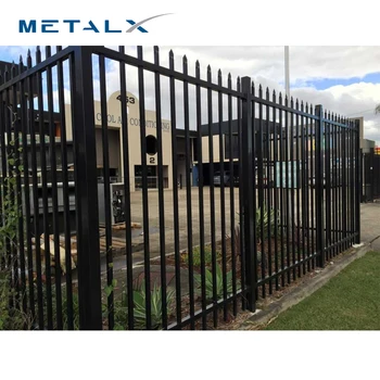 Wholesale Galvanized 6ftx8ft Metal Tube Anti Rust Security Steel Fence ...