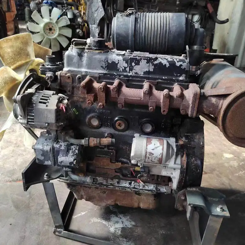 Komatsu 3D84 Diesel Engine - Complete Assembly & Video Inspection