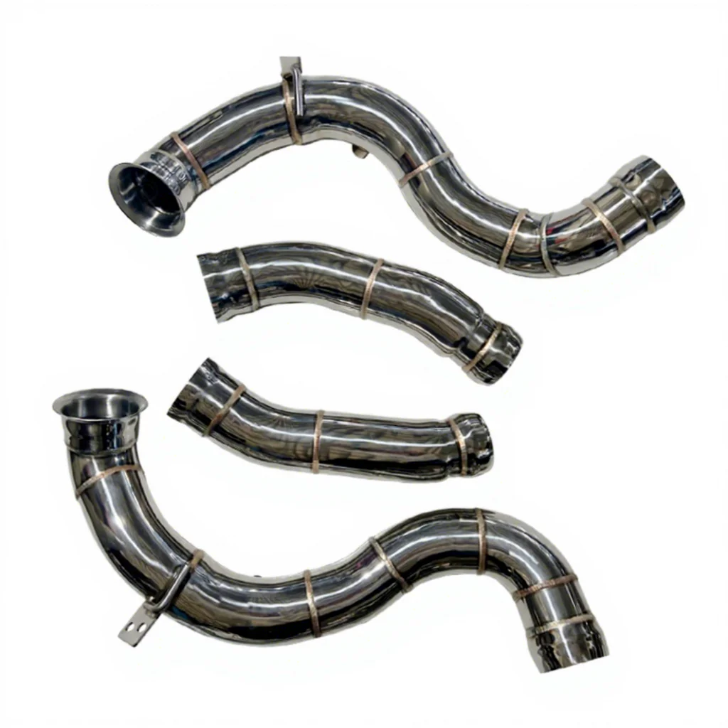 OR High Flow Stainless Steel 1MM Exhaust Downpipe For Mercedes Benz W205 AMG C63