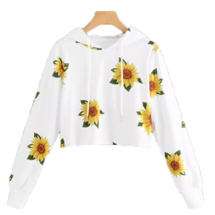 womens sunflower hoodie