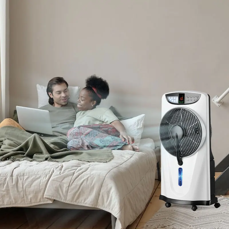 16 Inch Cooling Mist Spray Standing Fan with Water - 3 Speed Mist