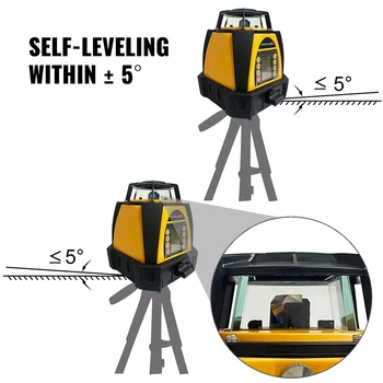 レーザーレベル Rotary-Laser-Level-Cross-Line-