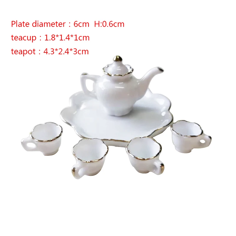 1:12 SCALA 2 bianco in ceramica servizio piatti tumdee Casa delle Bambole in Miniatura Nw9m&n 