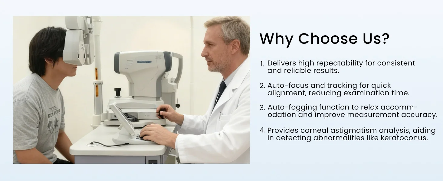 New Design Digital Portable Auto Phoropter CV-9800 Vision Tester Optics Instruments for Vision Testing Without/with Tablet