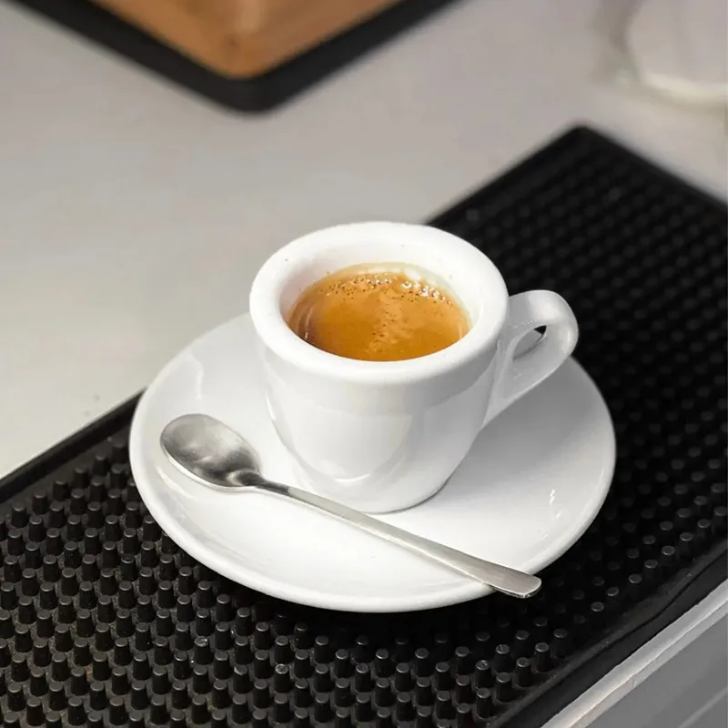 50ml Classic Espresso Cup And Saucer Set Professional Competitive Level Thicken Coffee Mugs And Plate Set