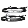 Engraved His crazy-weirdo heart-shaped magnetic clasp