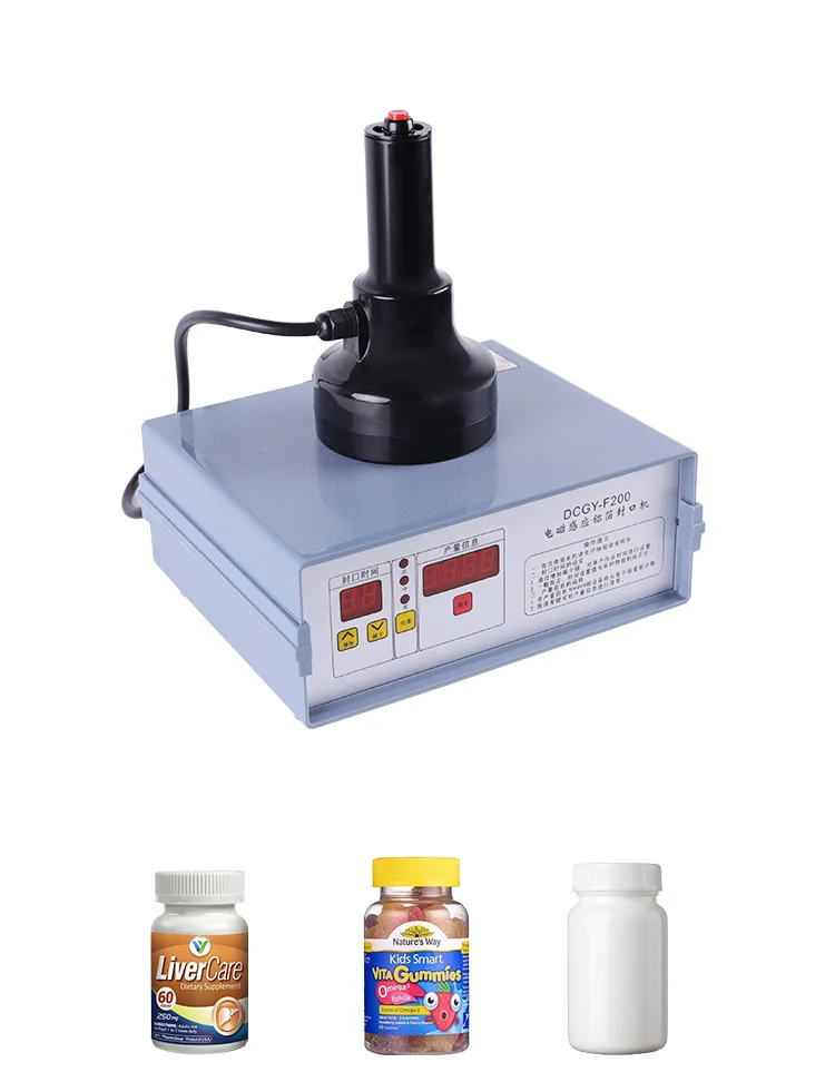 DCGY-F200 Manual Aluminum  Handheld Plastic Glass Bottle Commodity Portable Foil Sealing Machine supplier
