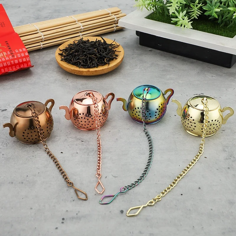 Stainless Steel Tea Infuser Mini Strainer with Chain