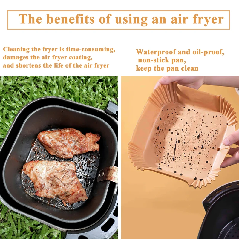 Dropship Air Fryer Disposable Paper Liner Non-stick Disposable