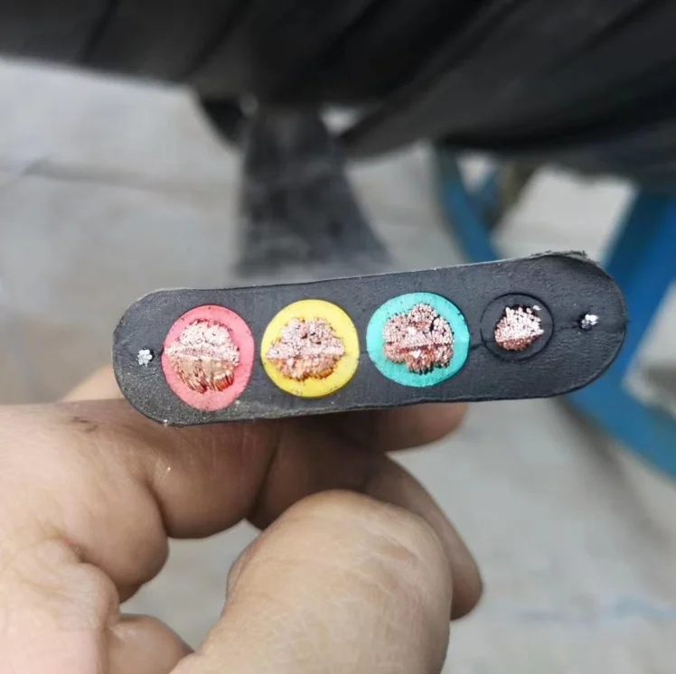 Factory Direct Flexible YFFB Cable Multi-core Flat Cable with Fiber Optics