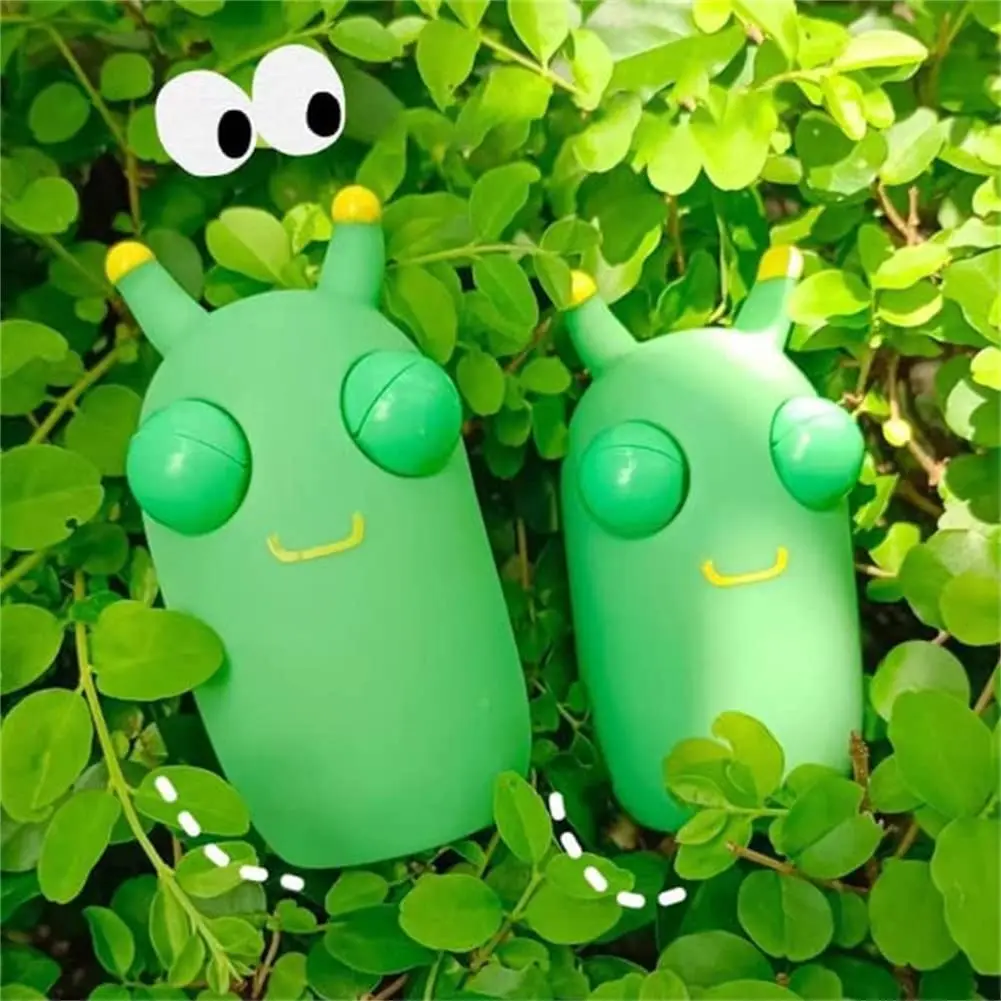 Hot Sell Anti Stress Squeeze Toys Big Eyes Popping Out Vegetable Worm Toy  Squeeze Stress Relief Toy for Kids| Alibaba.com