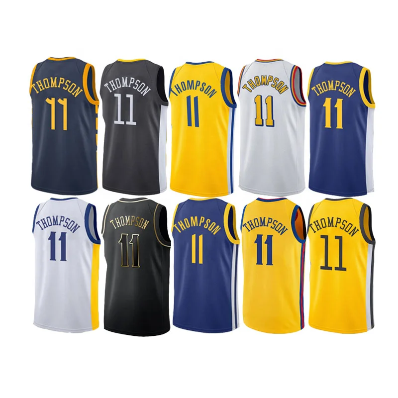 Aliexpress Custom Basketball Jerseys No.11 Klay Thompson T Shirts We Have Your Favorite Name Pattern Mesh