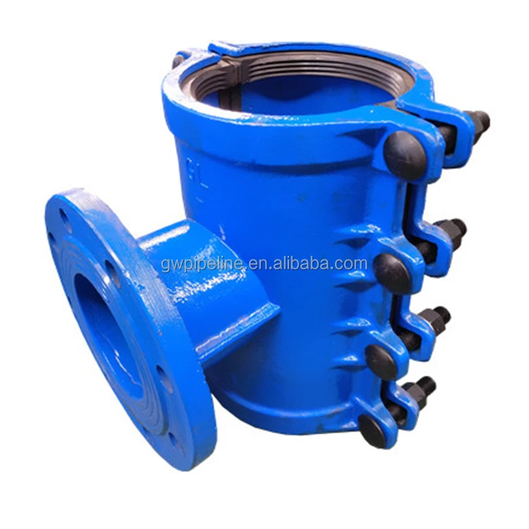 Dn600x300 Ductile Iron Tapping Saddle For Di Ci Pvc Pe Hdpe Pipe Buy