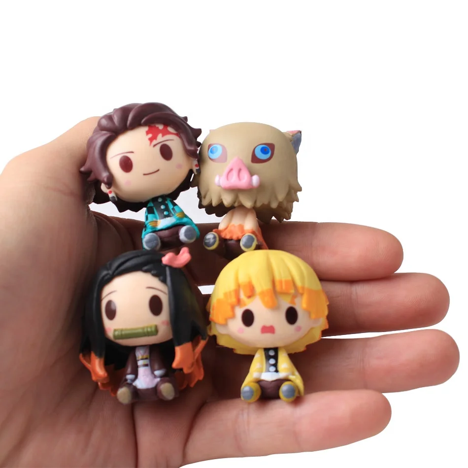 4pcs Set Anime Demon Slayer Kimetsu No Yaiba Figure Q Posket Kamado Tanjirou Kamado Nezuko Agatsuma Figure Toys 4 5cm Buy Action Figures Demon Slayer Kimetsu No Yaiba Figure Anime Pvc Figure Product On Alibaba Com