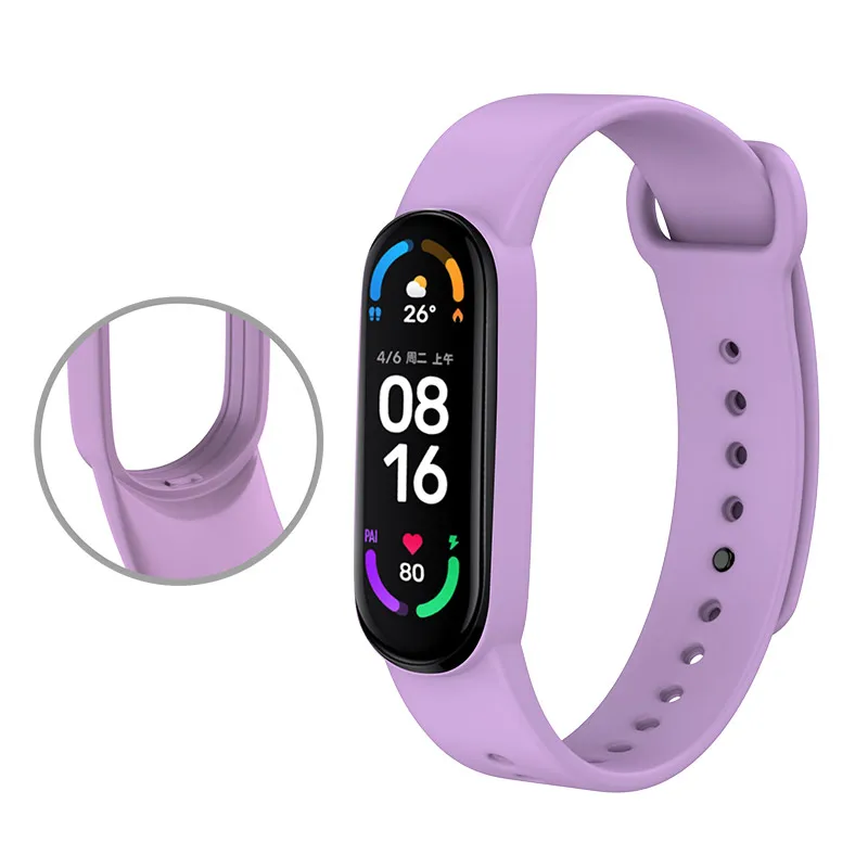 mi band 6 pink strap