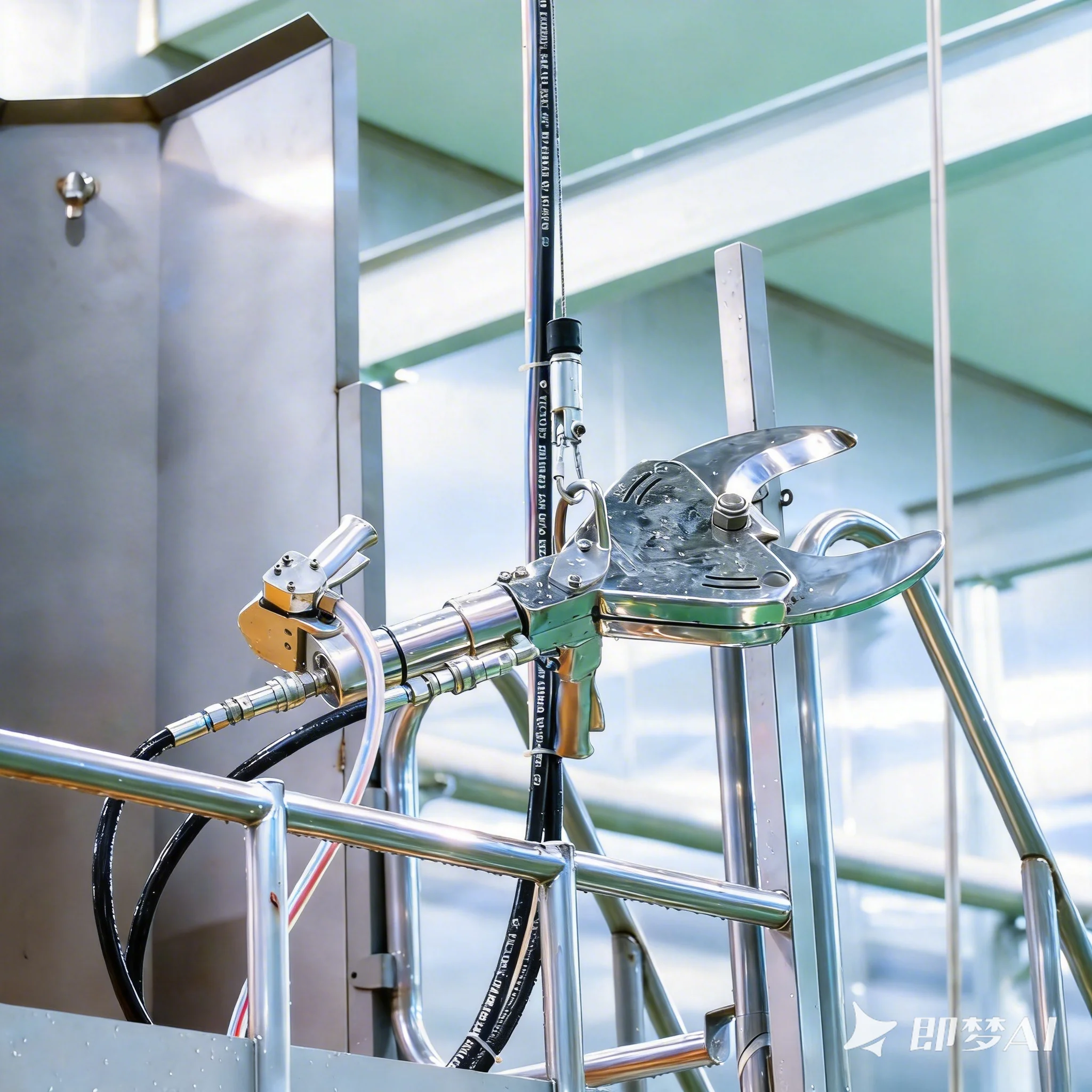 Fully integrated cattle slaughtering line for meat processing in cattle and buffalo slaughterhouses