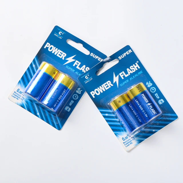 Flashlight LR14 8000Mah 1.5V C Size Am2 Dry Cell Battery 1.5V Alkaline Battery Primary Batteries