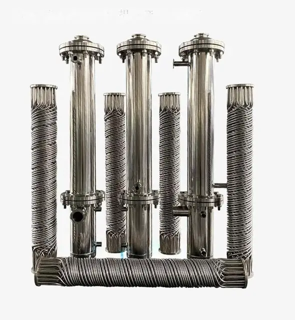 China's Hot Sale High-Efficient Tubular Heat Exchanger Electric Heating Source Food Processing Easy Installation New Motor PLC