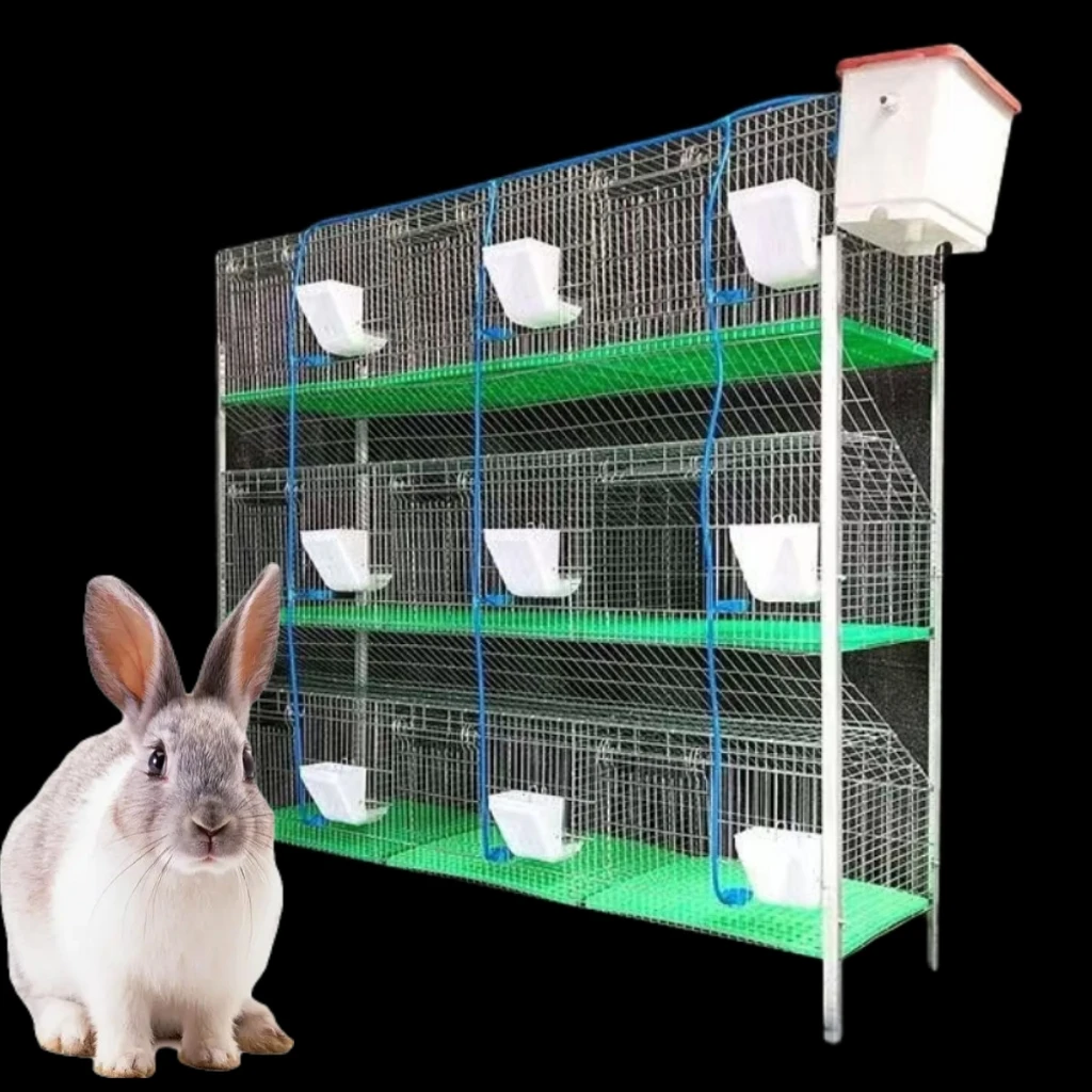 Galvanized Rabbit Cages Cheap Commercial Rabbit Breeding Cages Durable Provided Rabbit Cages for Sale 2023 Best Selling