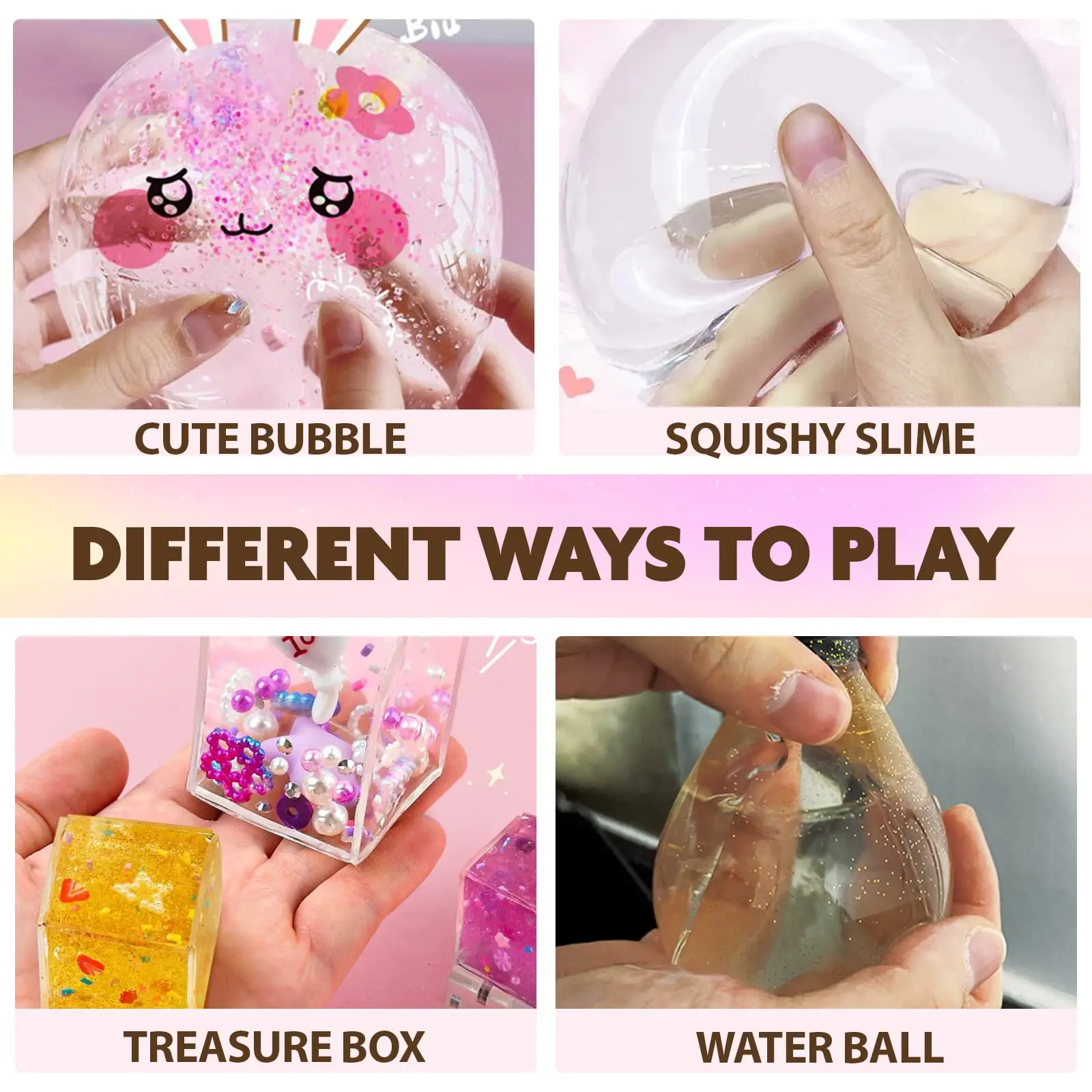 Funny Nano Tape Bubbles Kit Sets Kids Educational Handmade Diy Making