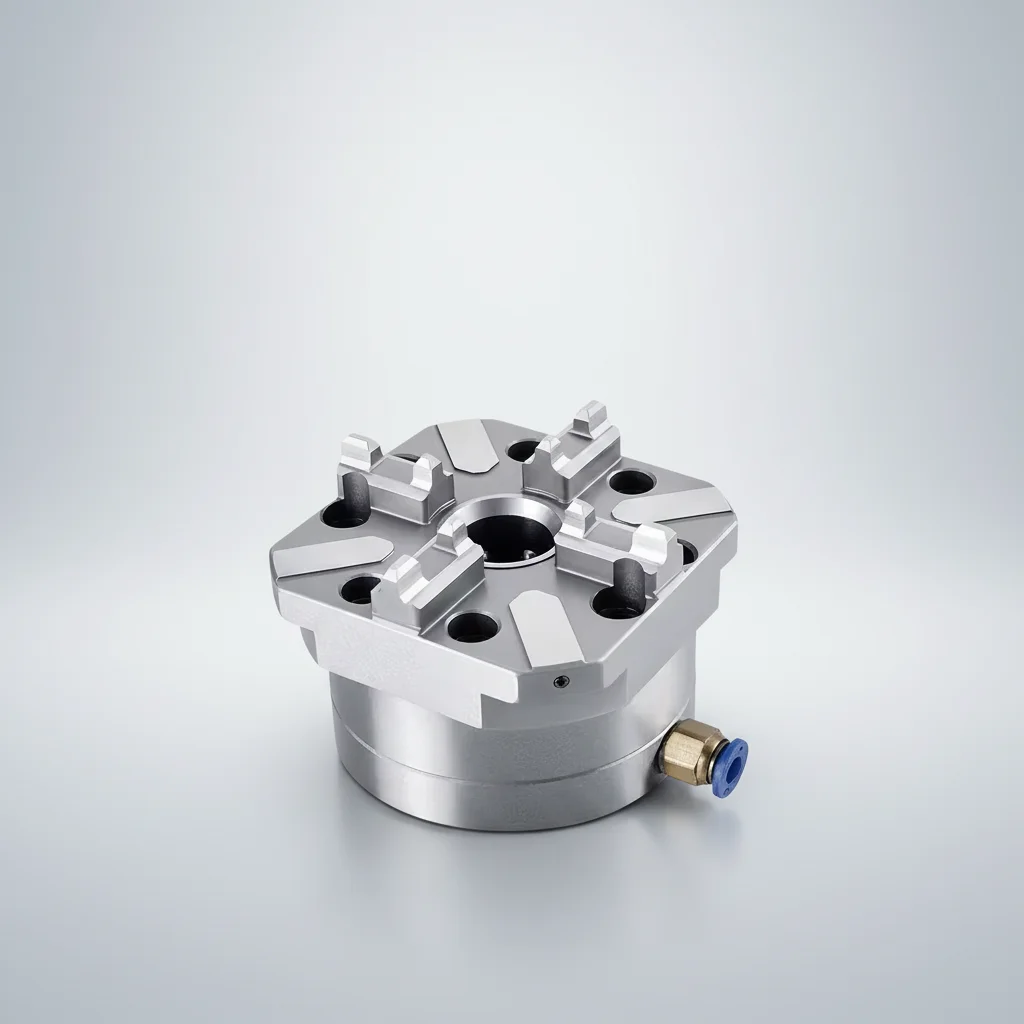 TEBAK Customized Precision Pneumatic Chuck Series - 4-axis Independent Chuck - Hydraulic Chuck - CNC Machining