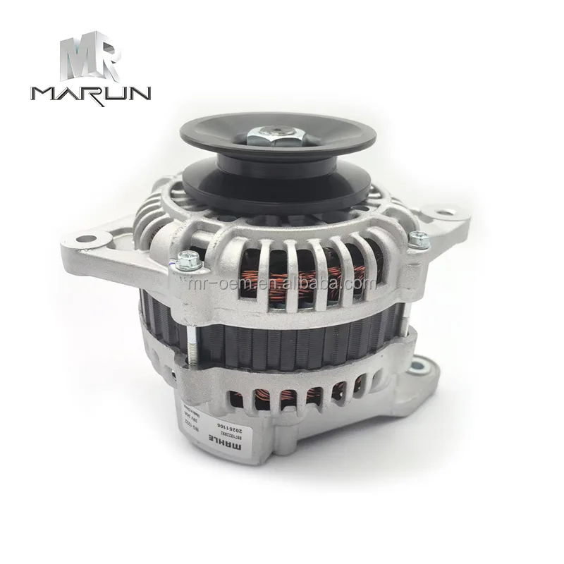 Genuine Mahl 8-97182289-2 Generator 4JG1 4JG3 4LE2 Engine for ZX70 SK75-8 SY55 Excavators