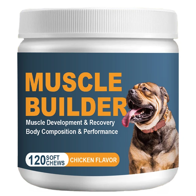 OEM/ODM Muscle Dog Power Chews High Protein Dog Food Health Supplement  for All Breeds & Ages Dog Protein Powder