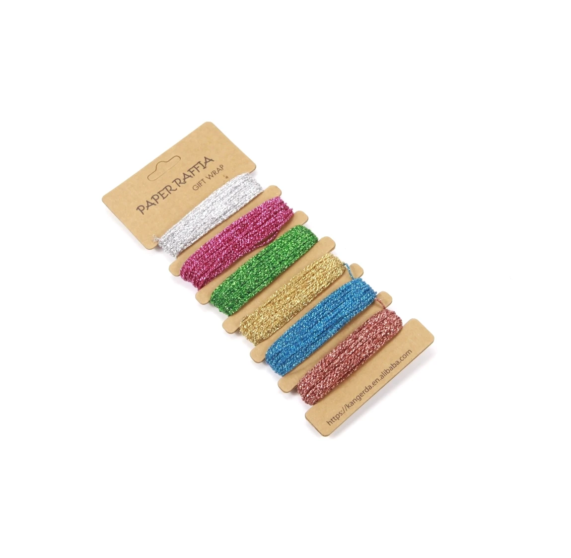 Metallic Thread Cord for Gift Wrapping Packaging