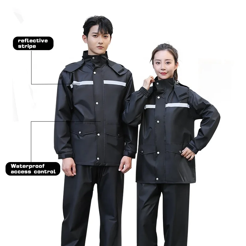 Portable Polyester Rain coat for Travel Camping Fishing Motorcycle Use Raincoats during travel