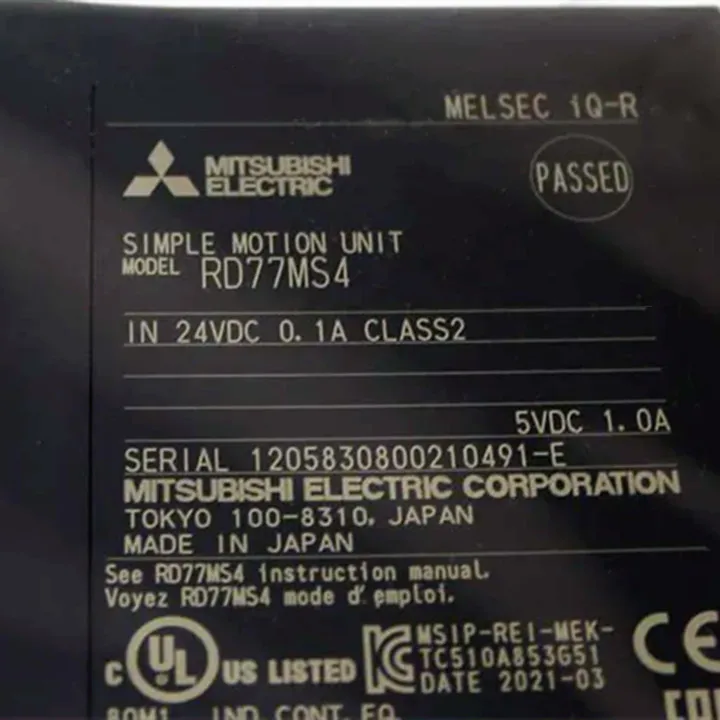 Rd77ms4 Rd77ms4 Mitsubishi Melsec Cpu Plc Communication Network Controller ...