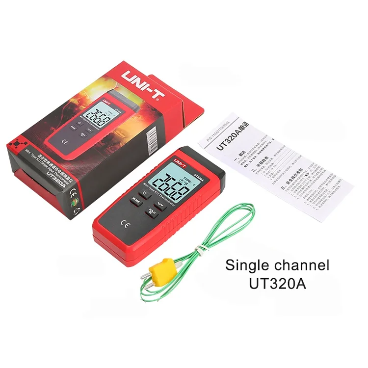 Ut320a Ut320d Single Double Channels Contact Digital Thermometers With ...