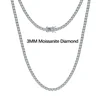 silver 3mm VVS Moissanite