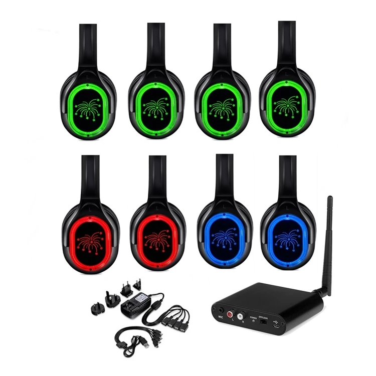 サイレントディスコヘッドフォンRF890 HIFIサウンドサイレントディスコ