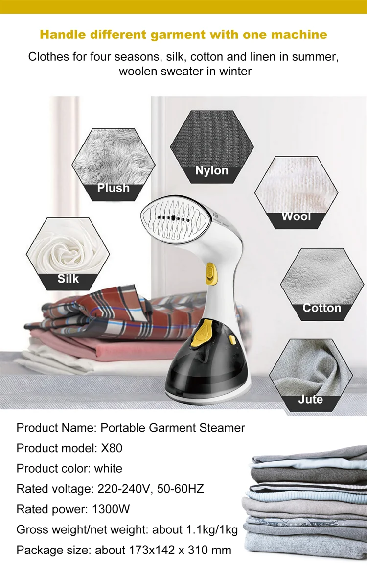 Wholesale High Quality Portable Handheld Quick Heat Garment Steamer