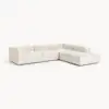Tessuto in Misto Lino Beige
