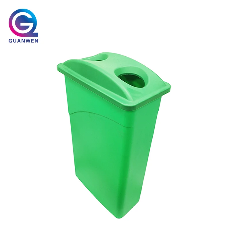 Customized 87L Plastic Trash Can for Hotel Office Large Recycle Waste Bin
