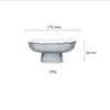 Grigio 175mm con bordo trasparente.